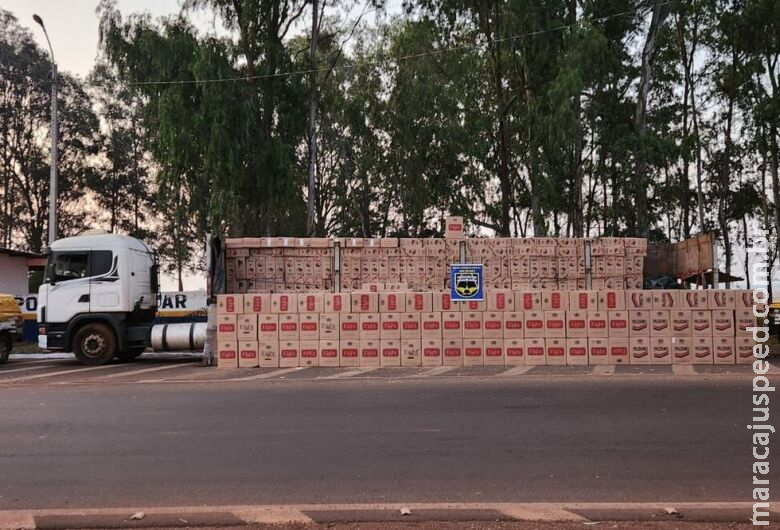 Idoso é preso transportando carga de cigarro contrabandeado avaliada em mais de R$ 750 mil Idoso é preso transportando carga de cigarro contrabandeado avaliada em mais de R$ 750 mil