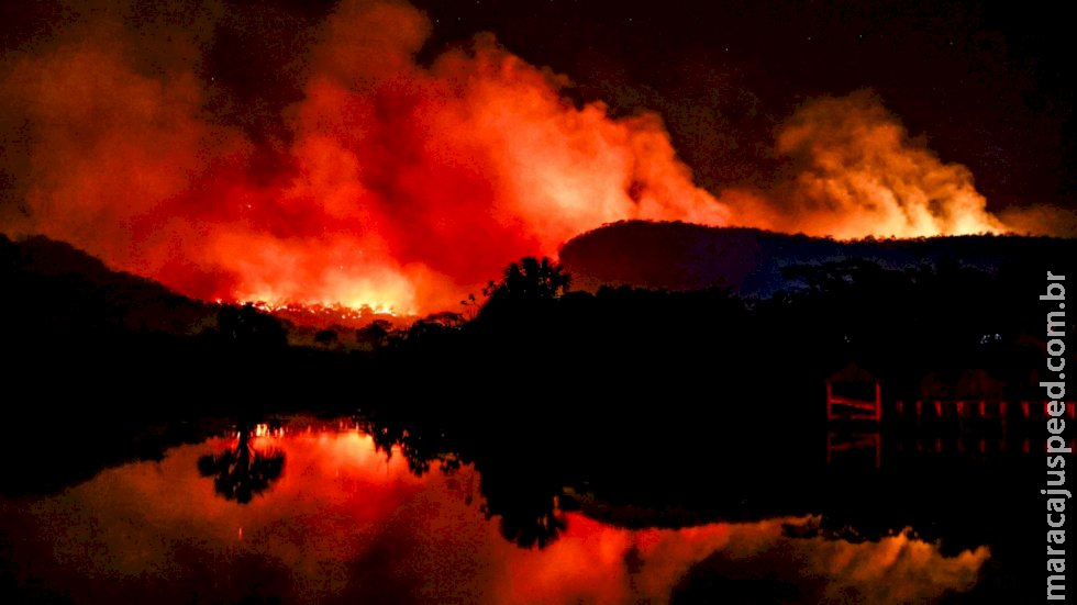 Incêndios em São Gabriel do Oeste completam 10 dias e já consumiram 4 mil hectares Incêndios em São Gabriel do Oeste completam 10 dias e já consumiram 4 mil hectares