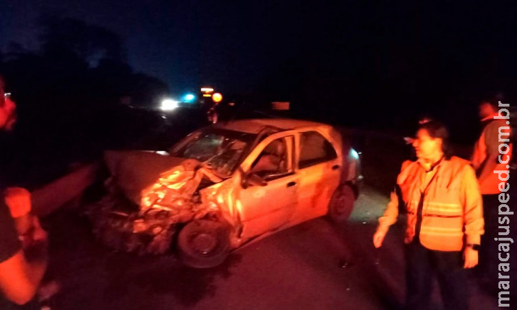 Motorista fica ferido em acidente na BR-262, em Corumbá Motorista fica ferido em acidente na BR-262, em Corumbá