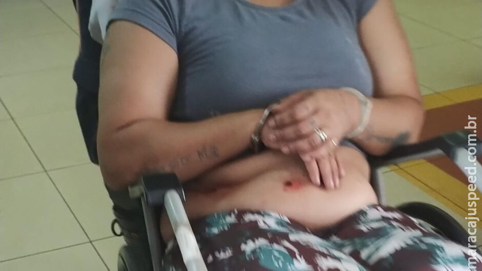 Mulher dispara arma contra própria barriga em presídio de Três Lagoas Mulher dispara arma contra própria barriga em presídio de Três Lagoas