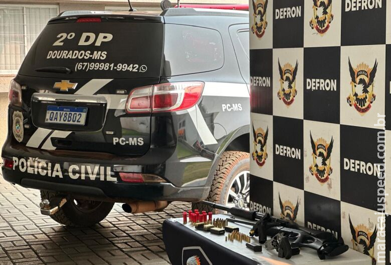 Operação contra comércio ilegal de armas em Dourados e Itaporã resulta em prisão de homem