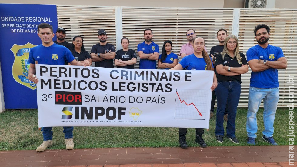 Peritos Criminais e Médicos Legistas realizarão manifestação em Campo Grande e interior Peritos Criminais e Médicos Legistas realizarão manifestação em Campo Grande e interior