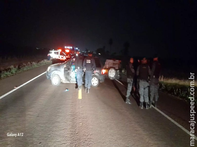 Perseguição na BR-262 acaba com motorista ferido a tiros pela PM no Indubrasil Perseguição na BR-262 acaba com motorista ferido a tiros pela PM no Indubrasil