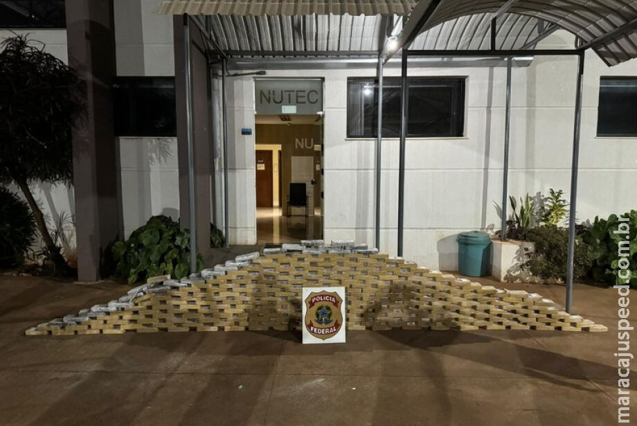 PF apreende 270 kg de cocaína em fundo falso de caminhão