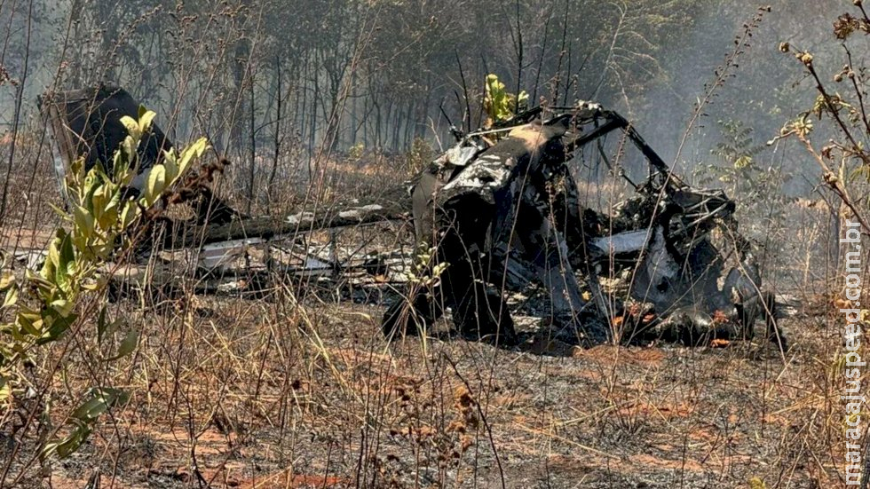 Piloto estaria verificando condições de navegabilidade de aeronave que caiu e explodiu em MS Piloto estaria verificando condições de navegabilidade de aeronave que caiu e explodiu em MS