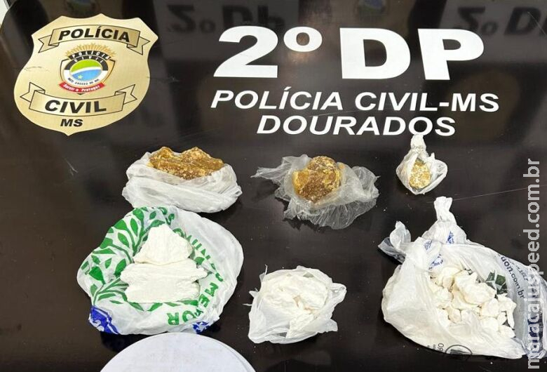 Sogra e genro que comandavam distribuição de crack e cocaína são presos em Dourados Sogra e genro que comandavam distribuição de crack e cocaína são presos em Dourados