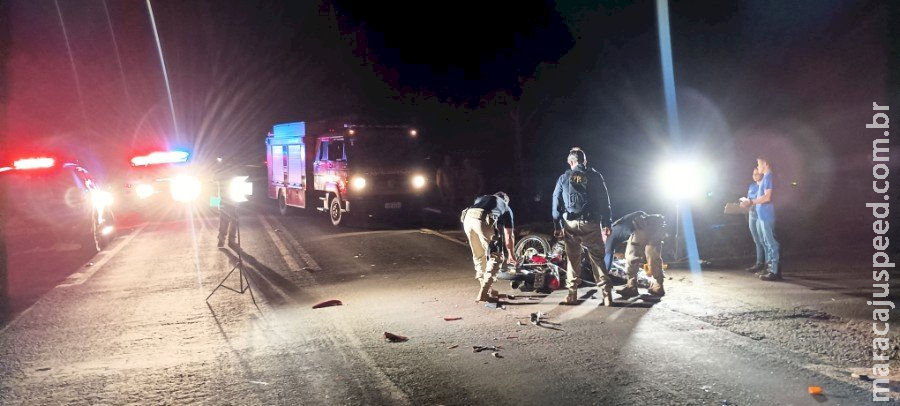 Adolescente em motocicleta é atingido por carro e morre na BR-376 Adolescente em motocicleta é atingido por carro e morre na BR-376