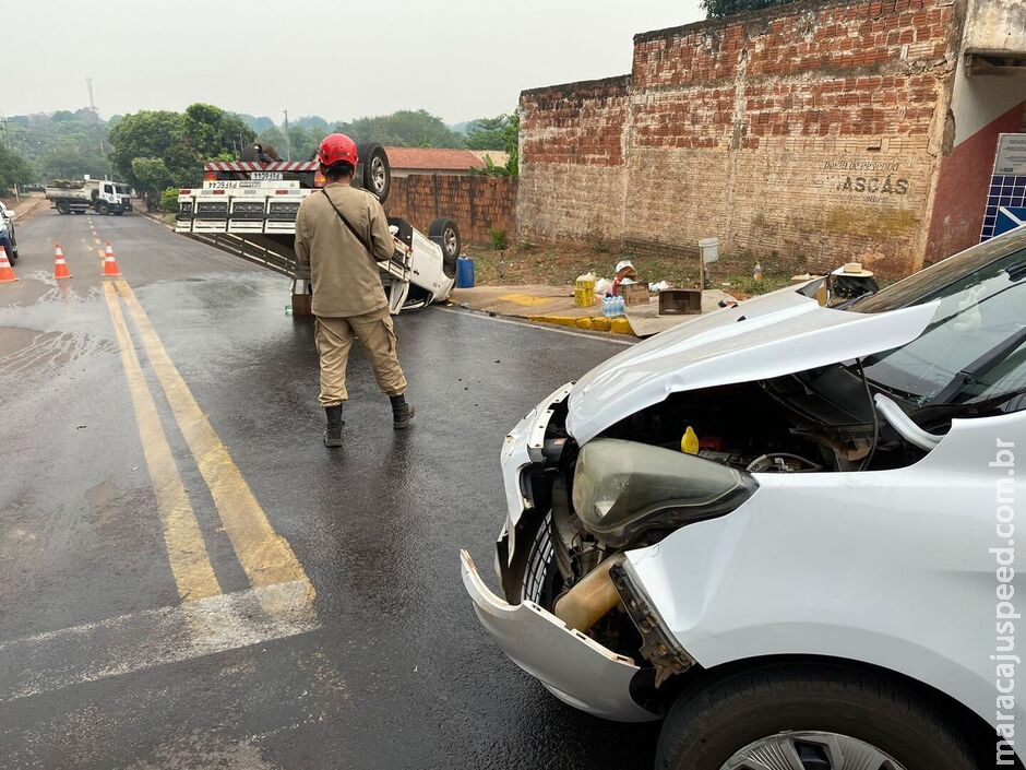 Capotamento de caminhonete deixou criança de 3 anos ferida em Aquidauana Capotamento de caminhonete deixou criança de 3 anos ferida em Aquidauana