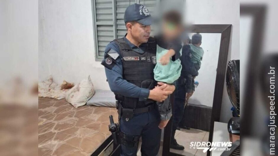 Criança de 2 anos é resgatada chorando em casa sozinha Criança de 2 anos é resgatada chorando em casa sozinha