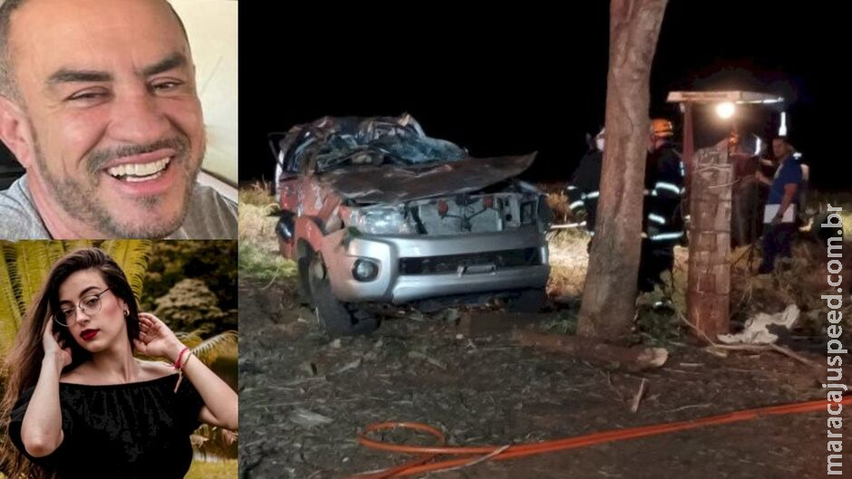 Jovem e ex-policial militar morrem em acidente na BR-376, em Vicentina Jovem e ex-policial militar morrem em acidente na BR-376, em Vicentina