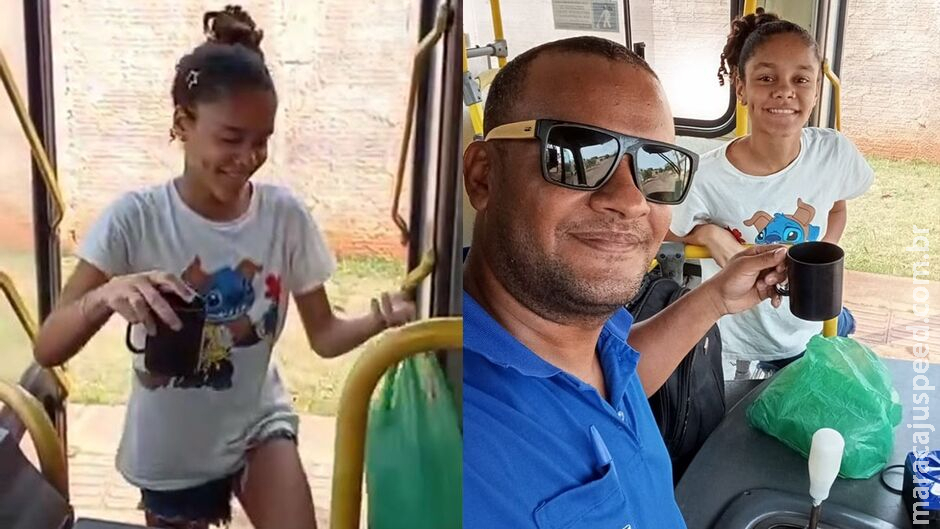 Pai ganha café da tarde da filha no Pai ganha café da tarde da filha no