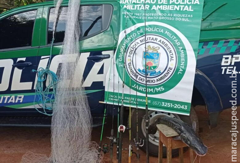 Polícia Ambiental autua mais de 10 pescadores durante fiscalização Polícia Ambiental autua mais de 10 pescadores durante fiscalização