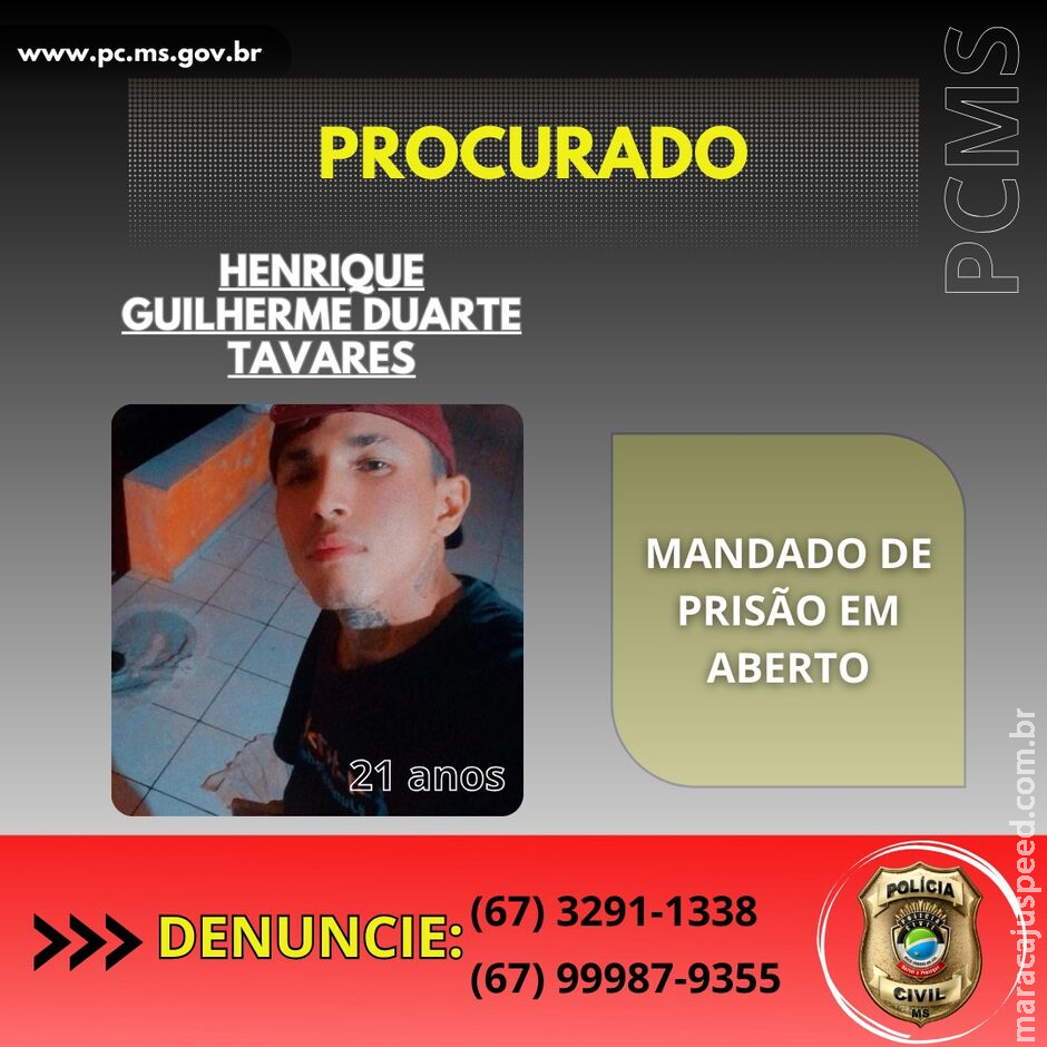 Polícia pede ajuda para encontrar rapaz investigado por maus-tratos em Coxim Polícia pede ajuda para encontrar rapaz investigado por maus-tratos em Coxim