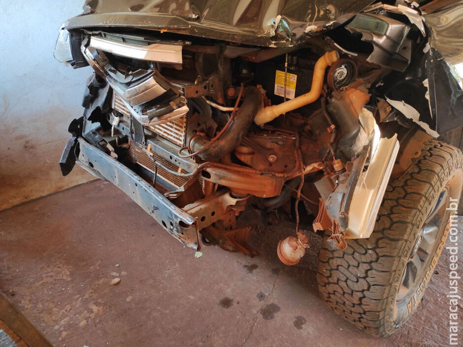 PRF prende motorista de caminhonete que deixou família em estado grave em Dourados PRF prende motorista de caminhonete que deixou família em estado grave em Dourados