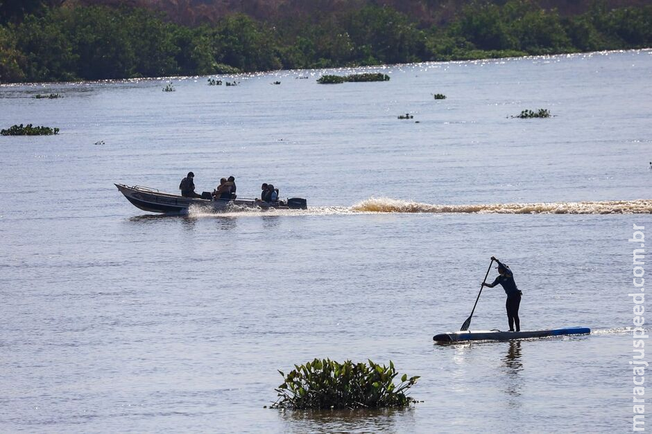 Rio Paraguai chega a nível extremo de secura e Imasul emite alerta em MS Rio Paraguai chega a nível extremo de secura e Imasul emite alerta em MS