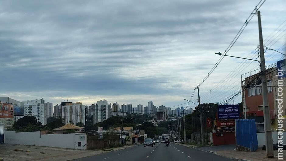 Semana começa nublada e com chances de chuva em todo MS Semana começa nublada e com chances de chuva em todo MS