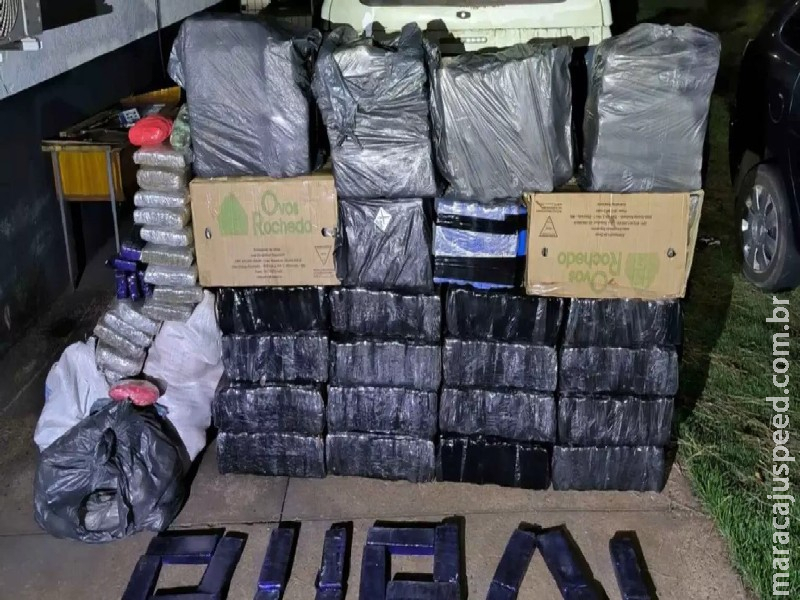 Batedor é preso com mais de 400 quilos de maconha na MS-295 em Tacuru Batedor é preso com mais de 400 quilos de maconha na MS-295 em Tacuru