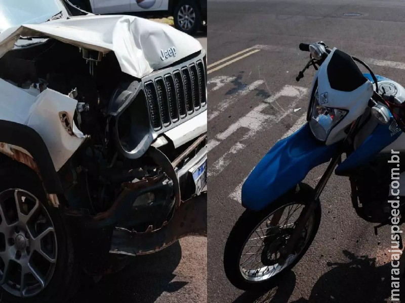 Com filho de 14 anos na garupa, motociclista sem CNH bate em carro e fica em estado grave no Nova Lima Com filho de 14 anos na garupa, motociclista sem CNH bate em carro e fica em estado grave no Nova Lima