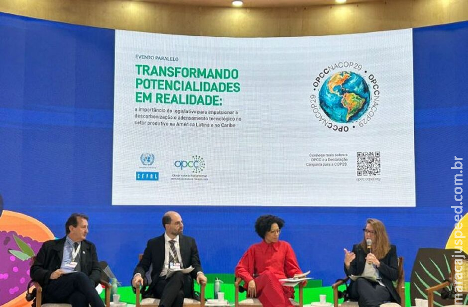 Delegação de MS na COP-29 debate medidas contra a seca no Pantanal e mercado de carbono