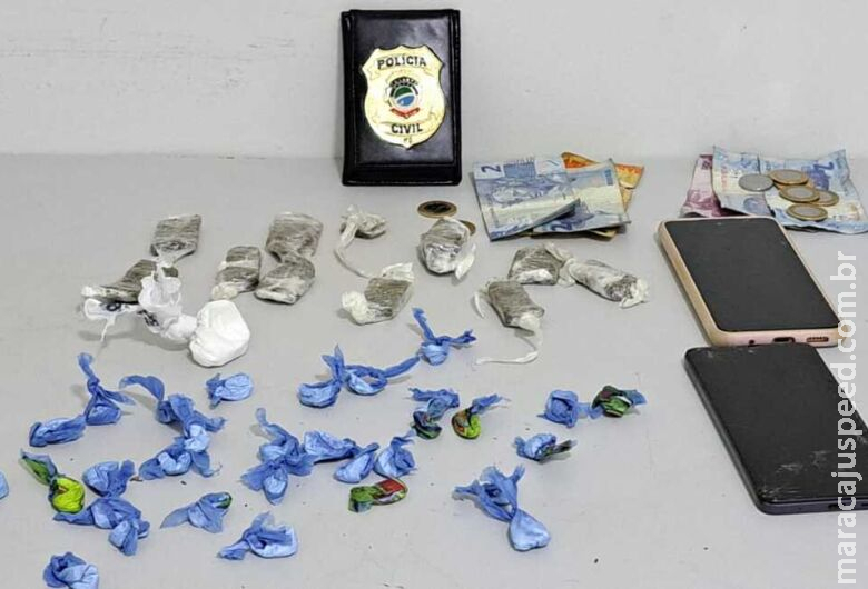 Homem é detido e confessa que armazenava drogas para traficante Homem é detido e confessa que armazenava drogas para traficante