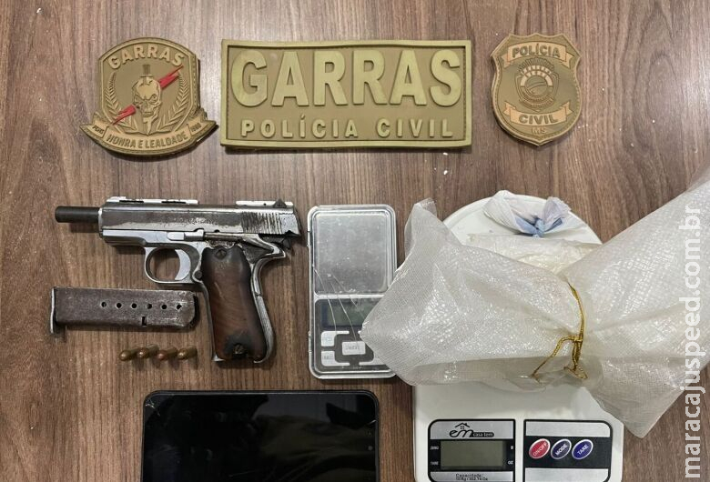 Homem é preso em Campo Grande por tráfico de drogas e posse de arma Homem é preso em Campo Grande por tráfico de drogas e posse de arma