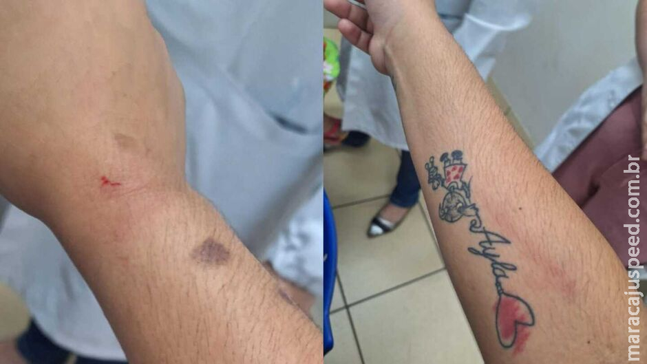 Mãe com criança no colo é agredida por enfermeira no CRS Nova Bahia Mãe com criança no colo é agredida por enfermeira no CRS Nova Bahia