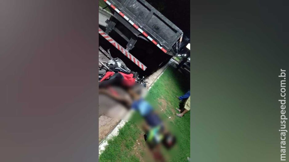 Motociclista bate na traseira de caminhão e morre em Ladário Motociclista bate na traseira de caminhão e morre em Ladário