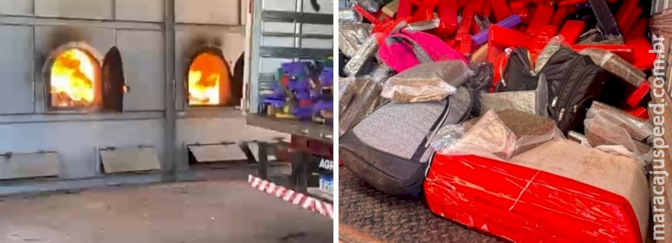 Polícia civil de Caarapó realiza incineração de 2,7 toneladas de drogas em ação contra o narcotráfico na região Polícia civil de Caarapó realiza incineração de 2,7 toneladas de drogas em ação contra o narcotráfico na região