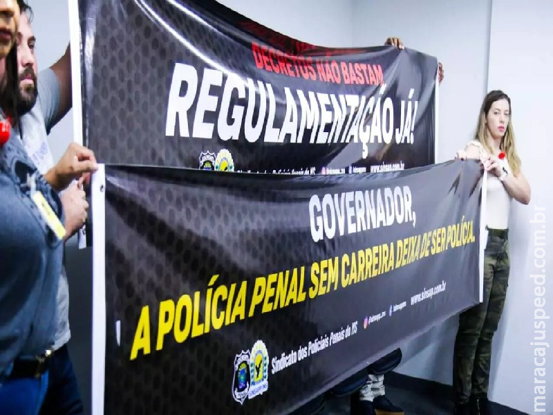 Após a protesto na Agepen, Policiais Penais buscam apoio de deputados na Assembleia Legislativa Após a protesto na Agepen, Policiais Penais buscam apoio de deputados na Assembleia Legislativa