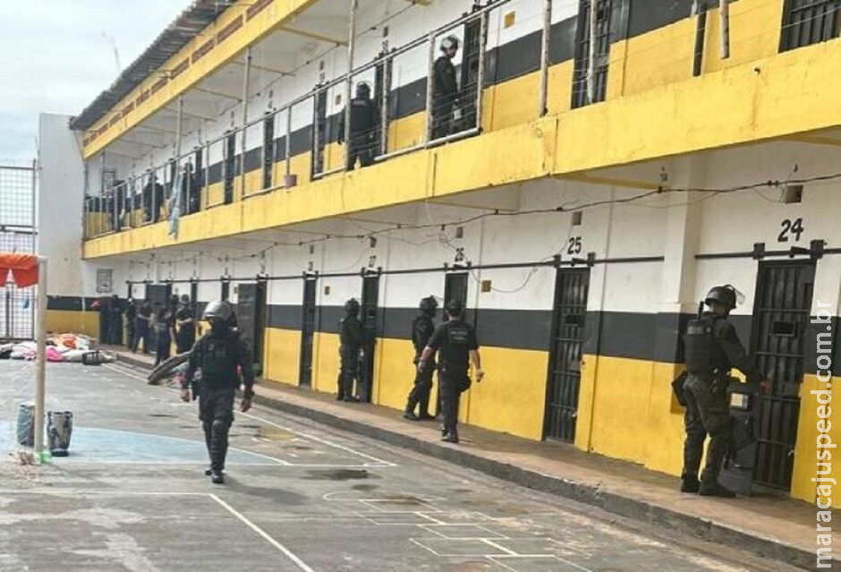 Drone lança maconha em pavilhão de facção em presídio em Dourados Drone lança maconha em pavilhão de facção em presídio em Dourados