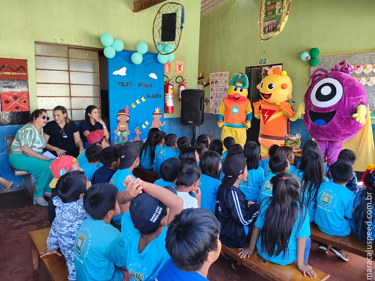 Em Maracaju, Turminha do Bem surpreende alunos, pais e professores com as atividades para cuidar das emoções