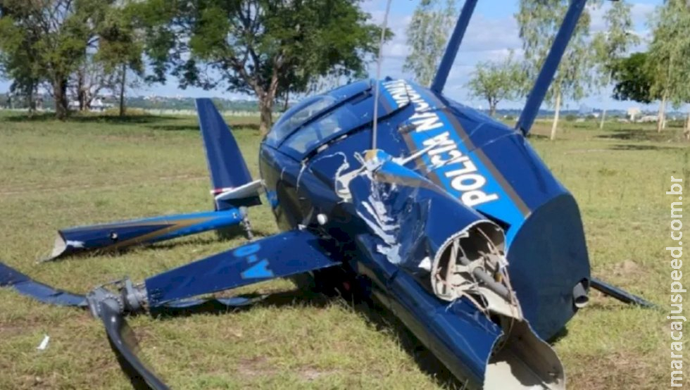 Helicóptero da Polícia Nacional cai durante operação em cidade paraguaia