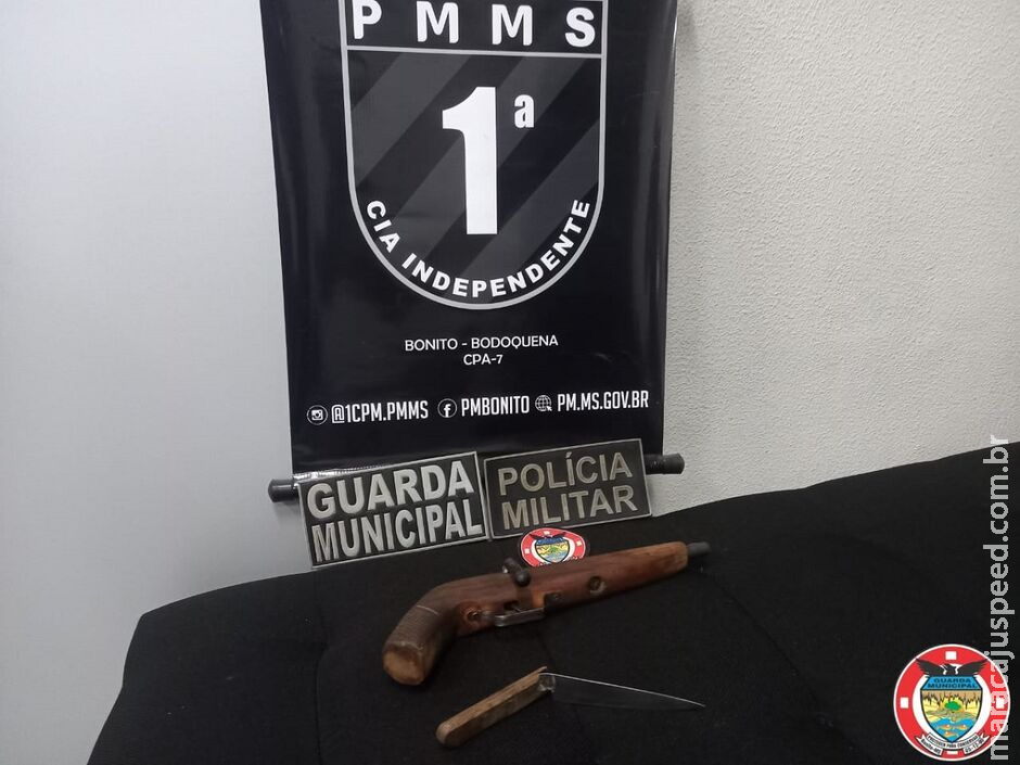Homem ameaça dono de conveniência, foge para casa da mãe, se esfaqueia e é preso em Bonito Homem ameaça dono de conveniência, foge para casa da mãe, se esfaqueia e é preso em Bonito