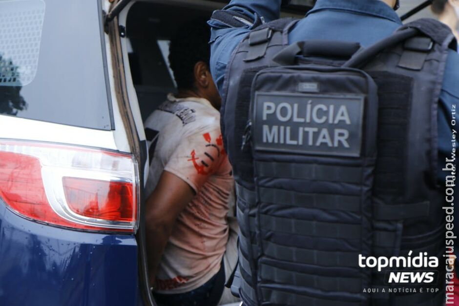 Homem ameaça ex de morte, é esfaqueado por ela e acaba preso em Guia Lopes Homem ameaça ex de morte, é esfaqueado por ela e acaba preso em Guia Lopes