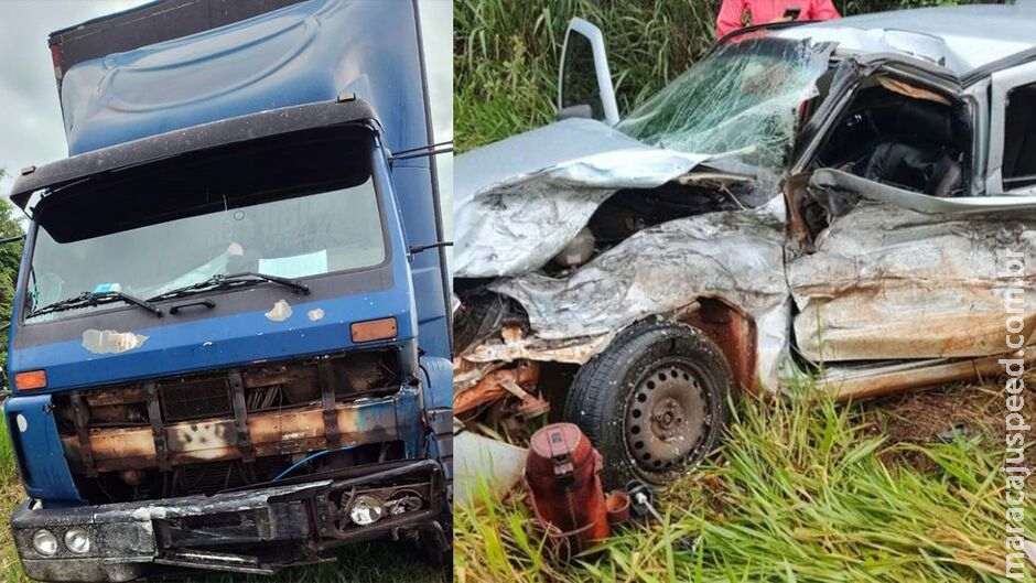 Morre motorista preso às ferragens em grave acidente em Ivinhema Morre motorista preso às ferragens em grave acidente em Ivinhema