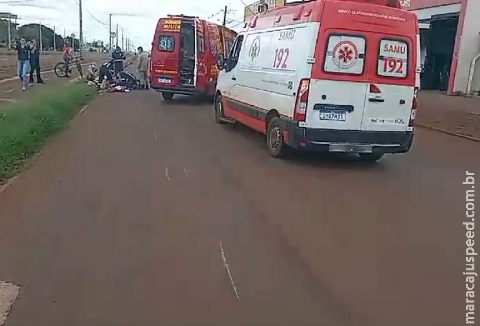 Motociclista cai em buraco de obra e fica em estado grave em Dourados Motociclista cai em buraco de obra e fica em estado grave em Dourados