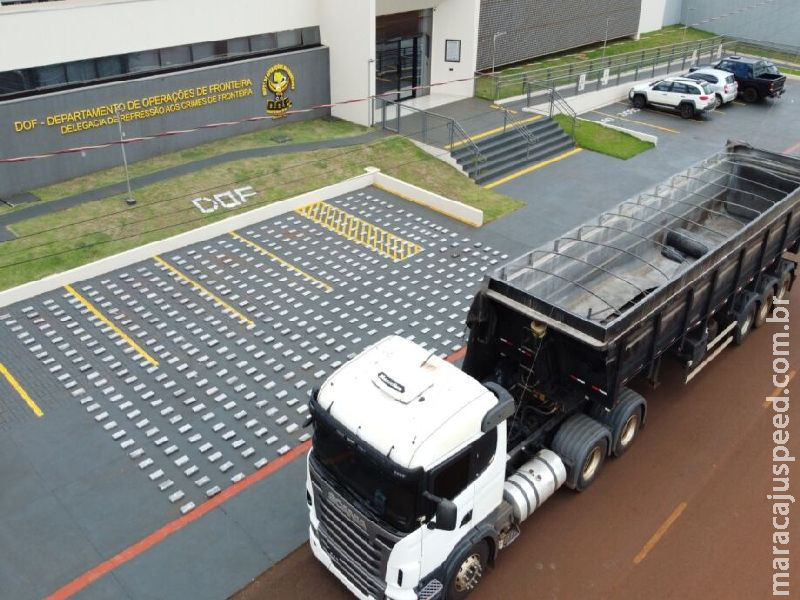 Motorista é preso com meia tonelada de cocaína avaliada em R$ 38 milhões Motorista é preso com meia tonelada de cocaína avaliada em R$ 38 milhões