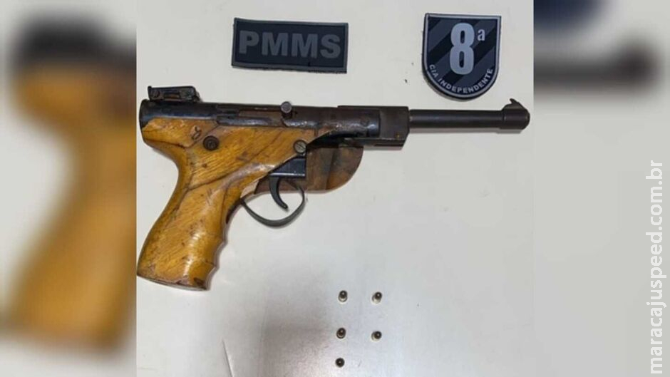 Mulher é agredida e ameaçada com arma pelo marido em Sidrolândia Mulher é agredida e ameaçada com arma pelo marido em Sidrolândia