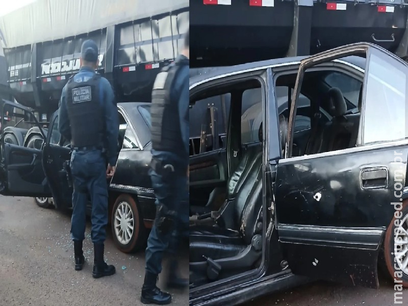 Mulher é atingida por bala perdida durante tiroteio no Centro de Cassilândia Mulher é atingida por bala perdida durante tiroteio no Centro de Cassilândia