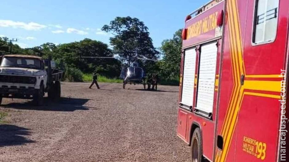 Piloto e passageira ficam feridos após avião capotar em decolagem em Miranda Piloto e passageira ficam feridos após avião capotar em decolagem em Miranda