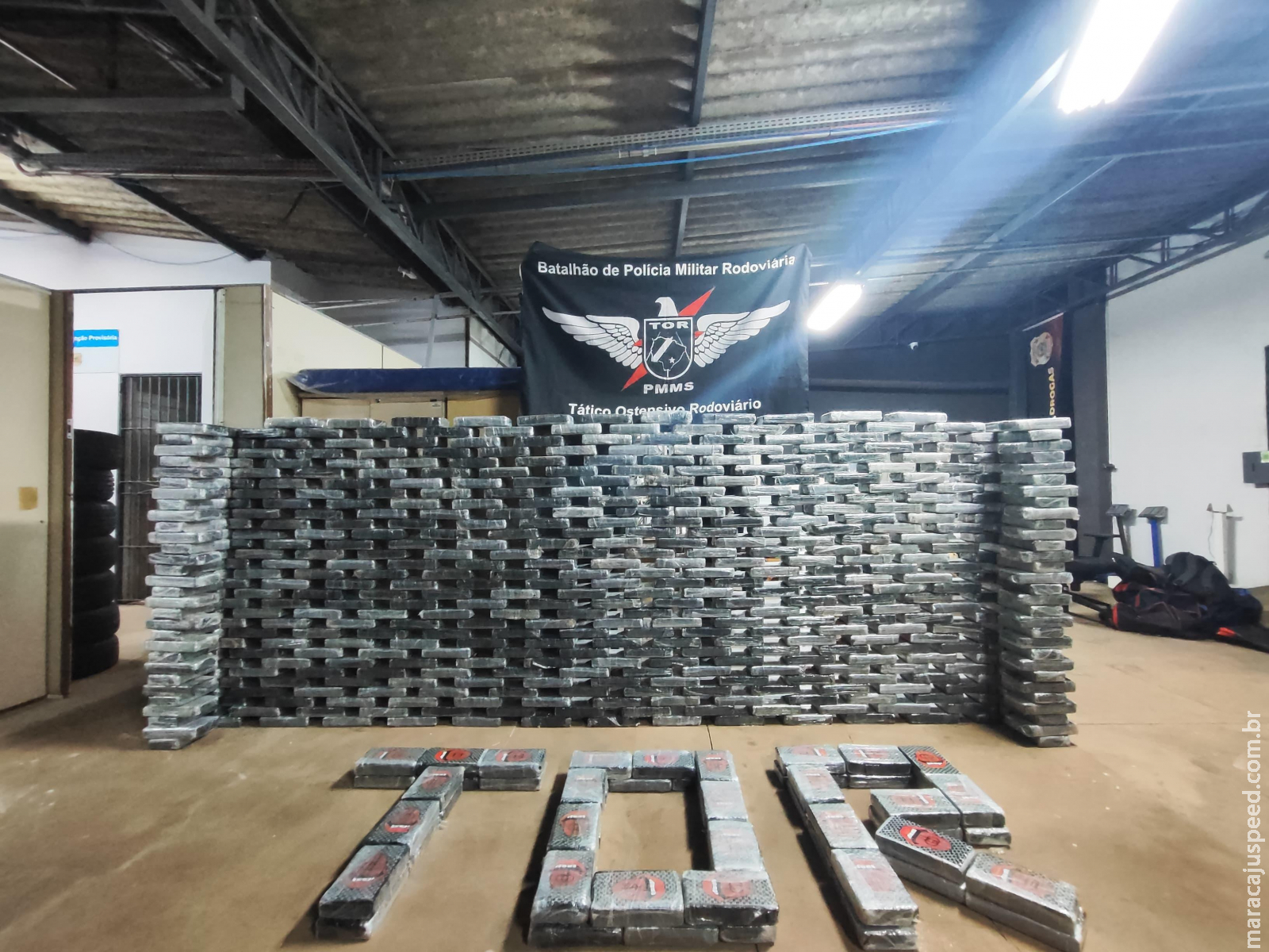 Polícia Militar Rodoviária apreende mais de meia tonelada de cocaína em Ponta Porã. Polícia Militar Rodoviária apreende mais de meia tonelada de cocaína em Ponta Porã.
