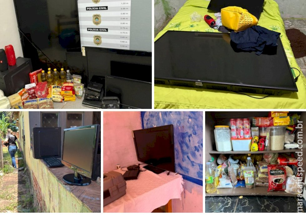 Policias Civil e Militar de Batayporã prendem em flagrante acusados de furto em escola e recuperam objetos Policias Civil e Militar de Batayporã prendem em flagrante acusados de furto em escola e recuperam objetos