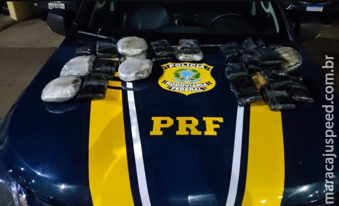 PRF apreende 19 Kg de haxixe em Bataguassu PRF apreende 19 Kg de haxixe em Bataguassu