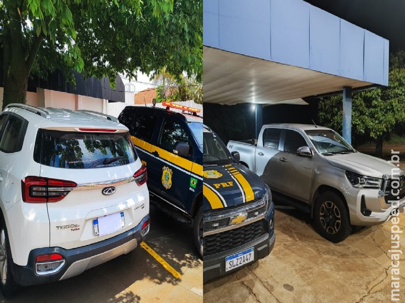 PRF recupera dois veículos furtados no fim de semana em Água Clara PRF recupera dois veículos furtados no fim de semana em Água Clara