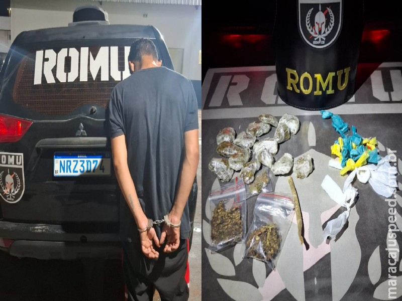 Traficante de 25 anos é preso no Portal Caiobá Traficante de 25 anos é preso no Portal Caiobá