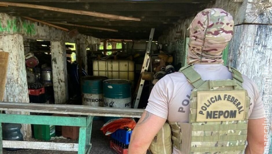Três pessoas são presas por contrabando de combustível e caça ilegal em Porto Esperança Três pessoas são presas por contrabando de combustível e caça ilegal em Porto Esperança