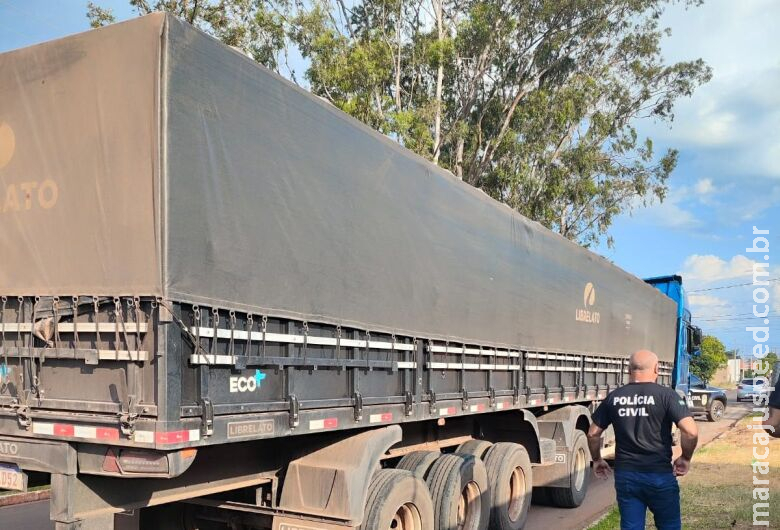 Caminhão furtado em Amambai e levado para Coronel Sapucaia é recuperado Caminhão furtado em Amambai e levado para Coronel Sapucaia é recuperado