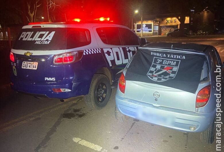 Carro furtado no Ano-Novo é recuperado pela Força Tática em Dourados Carro furtado no Ano-Novo é recuperado pela Força Tática em Dourados