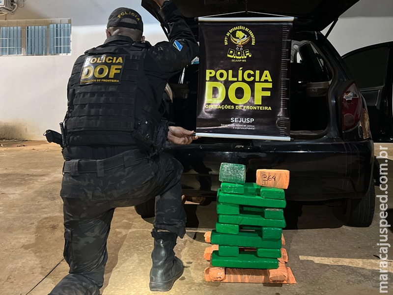 Em Santa Rita do Pardo homem é preso pelo DOF por tráfico de drogas Em Santa Rita do Pardo homem é preso pelo DOF por tráfico de drogas