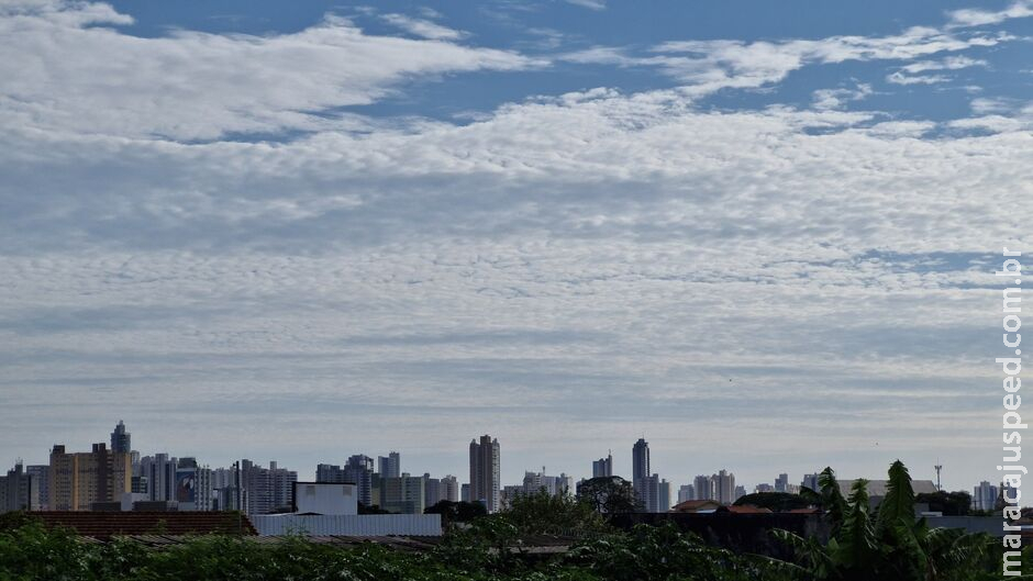 Frente fria se aproxima trazendo mais chuva para MS Frente fria se aproxima trazendo mais chuva para MS